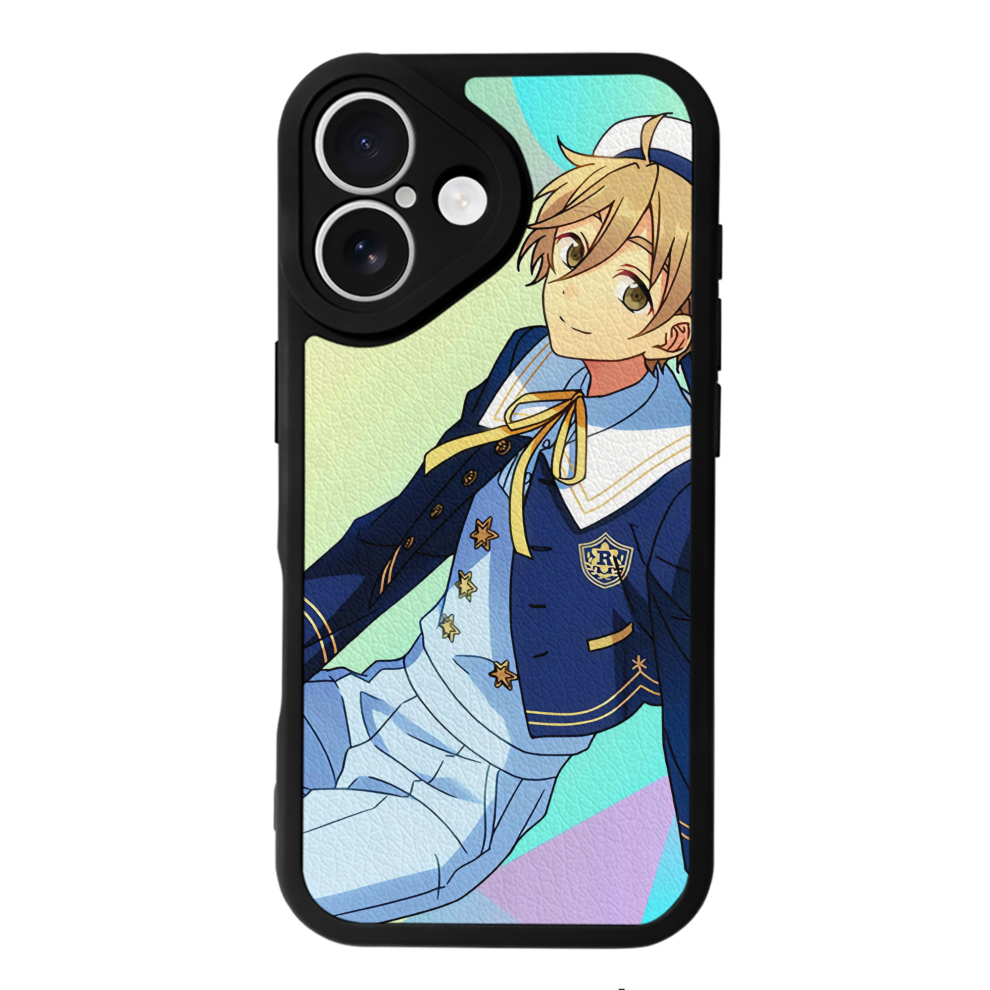 （画像用） あんさんぶるスターズ! Ensemble Stars 【iPhone 16シリーズ対応】シリコンスマホケース（レザー調） 材質：シリコン